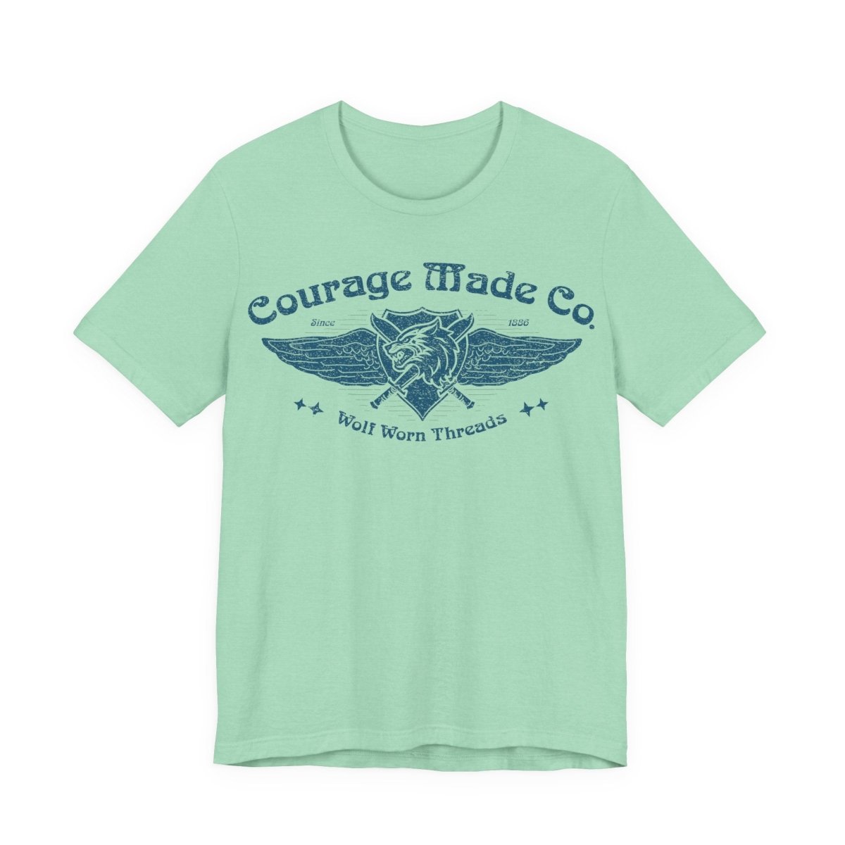 Courage Made Co. Wolf Worn Clothing Premium T-Shirt