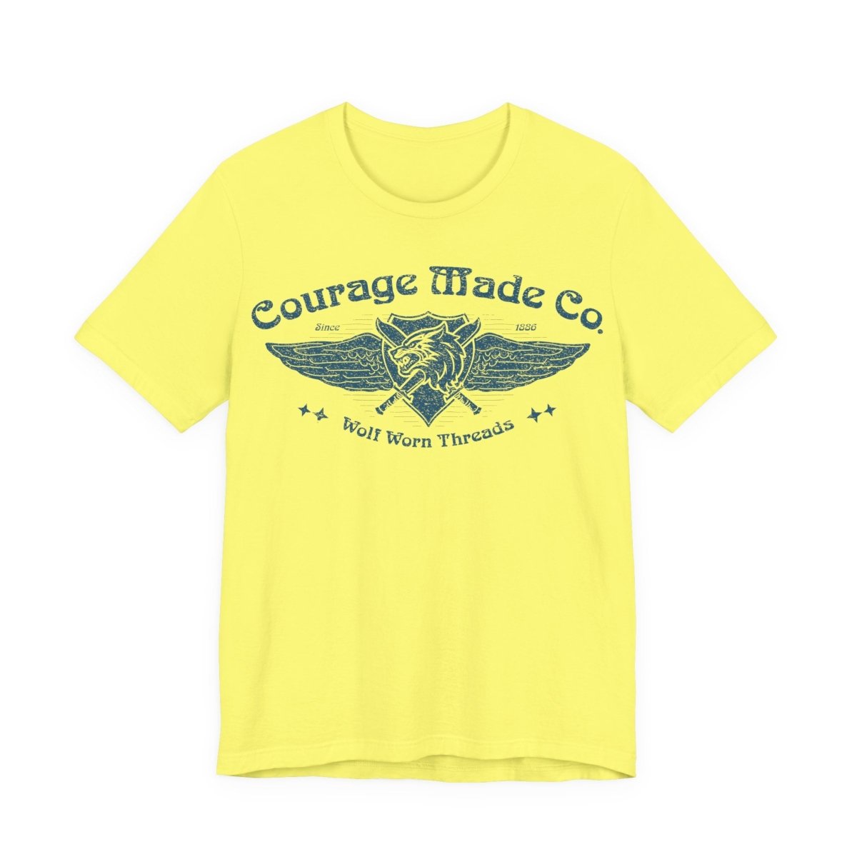 Courage Made Co. Wolf Worn Clothing Premium T-Shirt