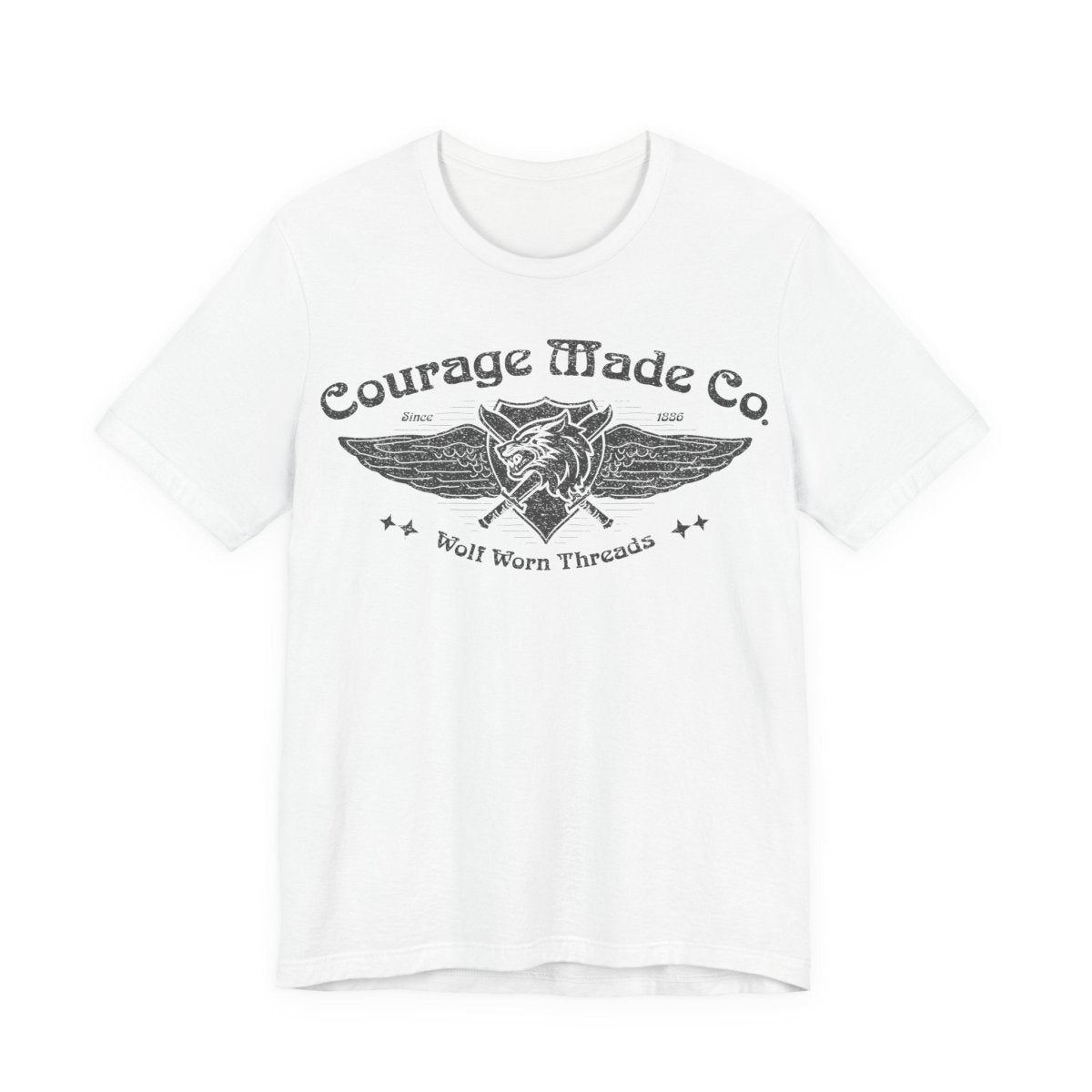 Courage Made Co. Wolf Worn Clothing Premium T-Shirt