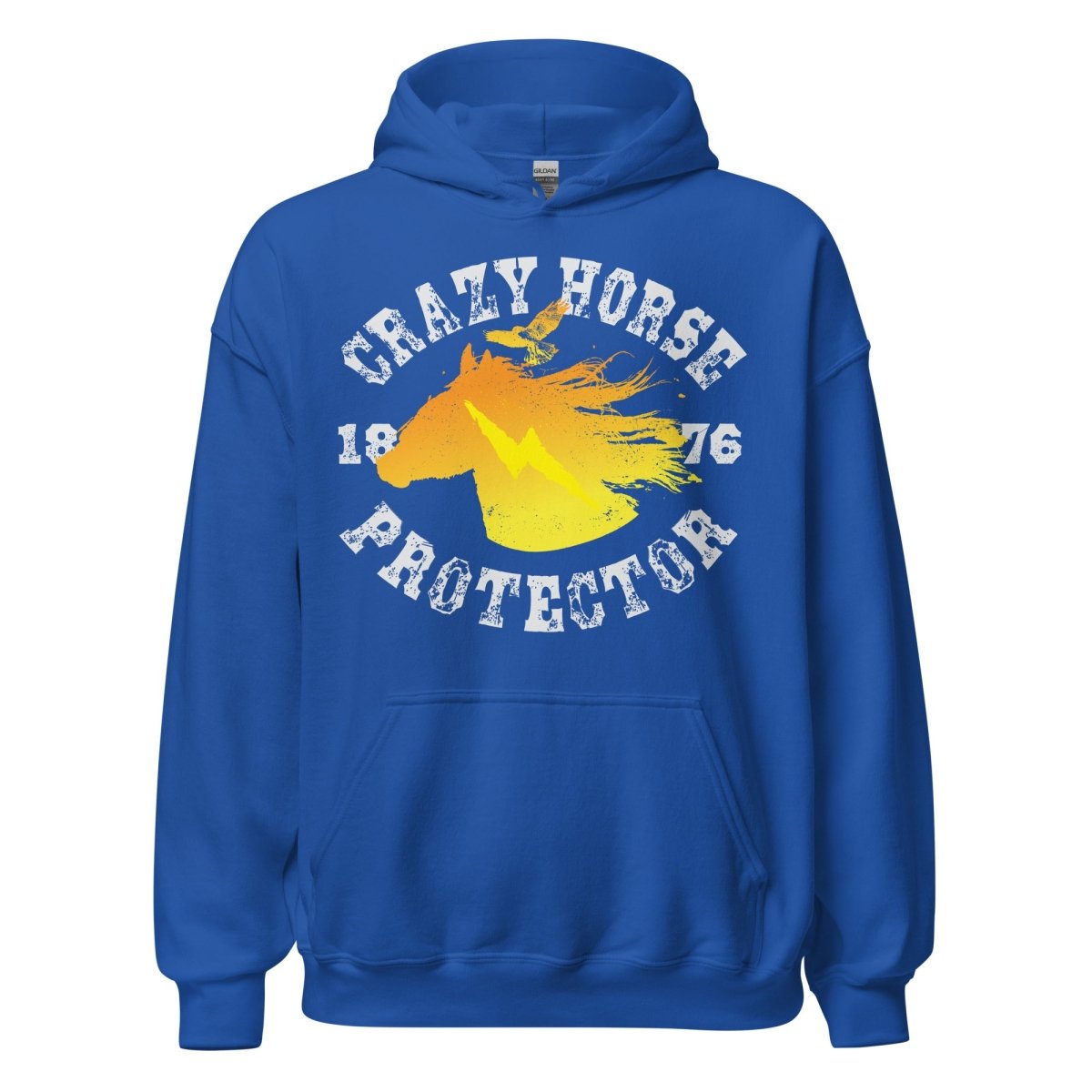 Crazy Horse Protector Fleece Hoodie, 1876, Freedom Fighter