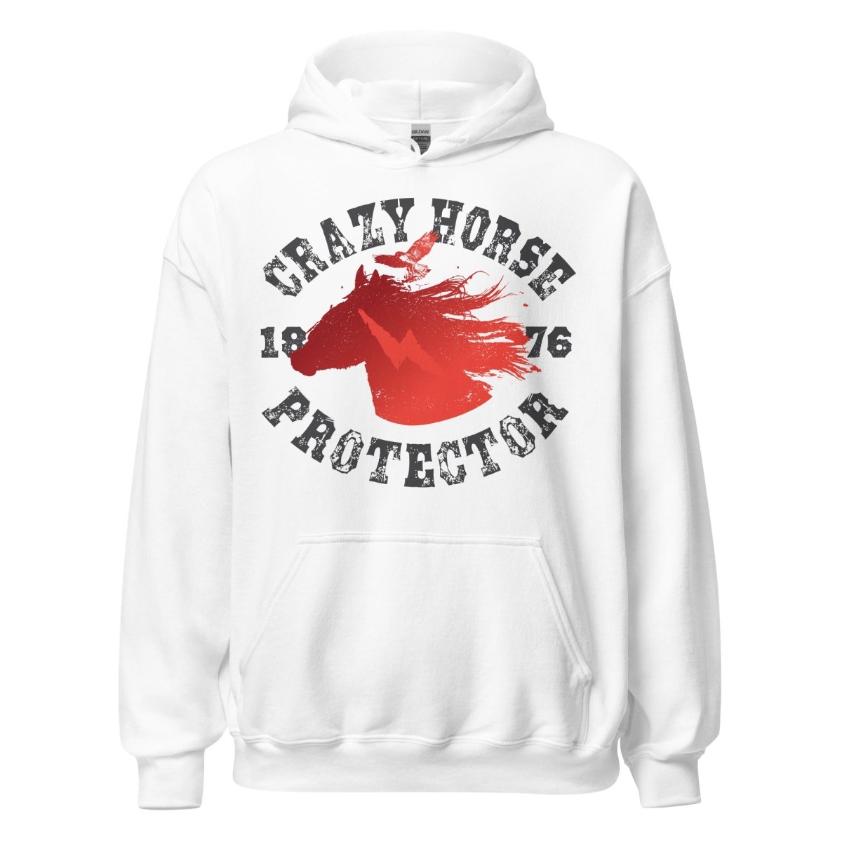 Crazy Horse Protector Fleece Hoodie, 1876, Freedom Fighter