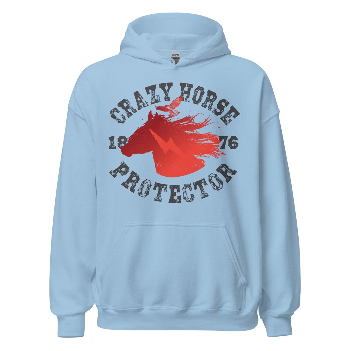 Crazy Horse Protector Fleece Hoodie, 1876, Freedom Fighter