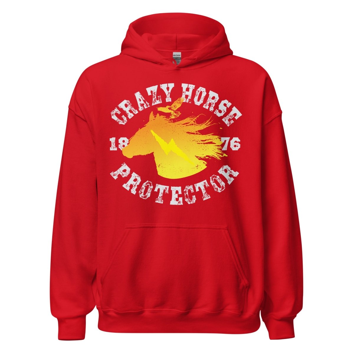 Crazy Horse Protector Fleece Hoodie, 1876, Freedom Fighter