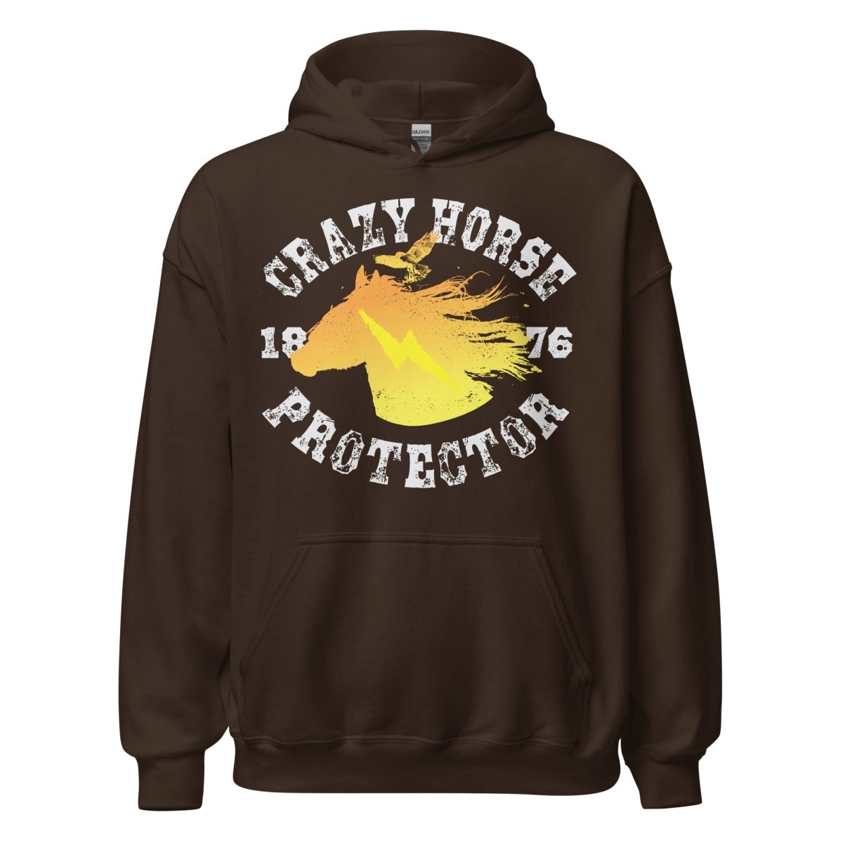 Crazy Horse Protector Fleece Hoodie, 1876, Freedom Fighter