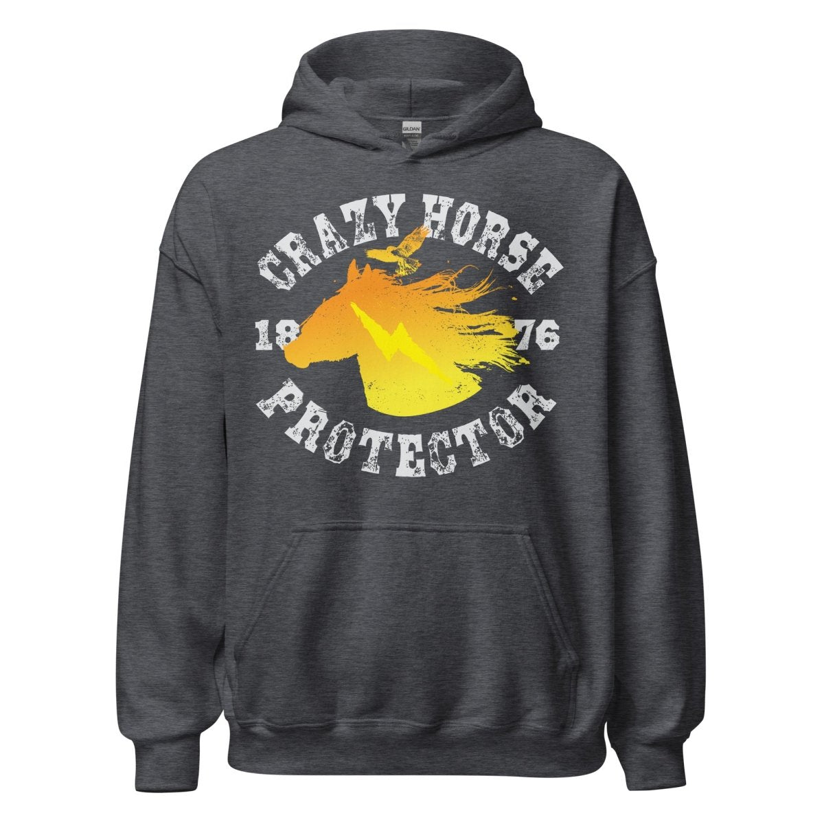 Crazy Horse Protector Fleece Hoodie, 1876, Freedom Fighter