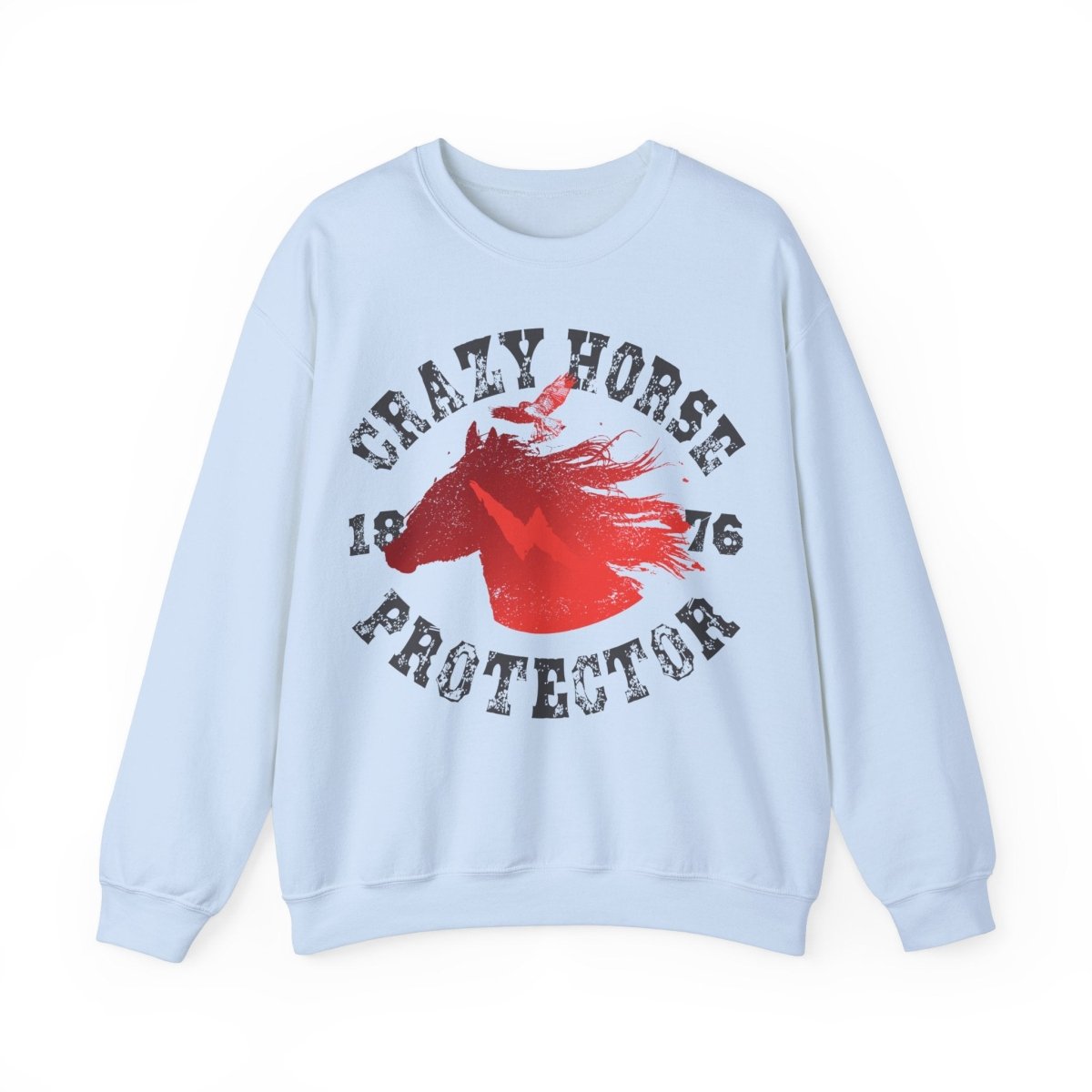 Crazy Horse Protector Fleece Sweatshirt, 1876, Freedom Fighter