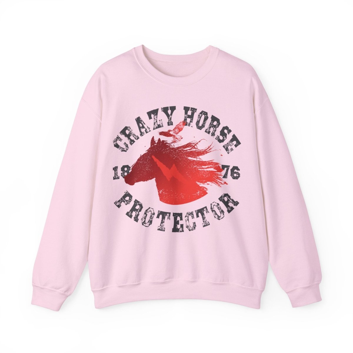 Crazy Horse Protector Fleece Sweatshirt, 1876, Freedom Fighter