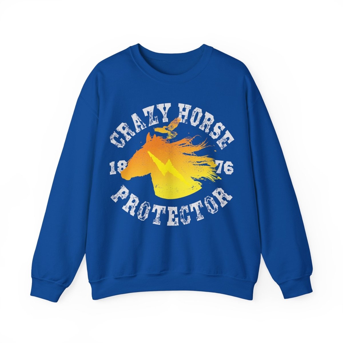 Crazy Horse Protector Fleece Sweatshirt, 1876, Freedom Fighter