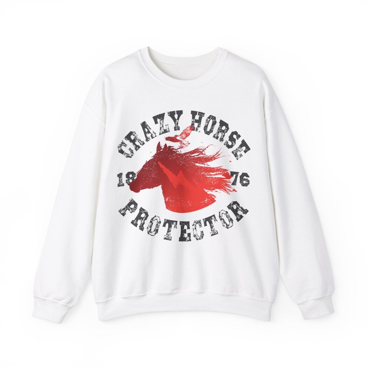 Crazy Horse Protector Fleece Sweatshirt, 1876, Freedom Fighter