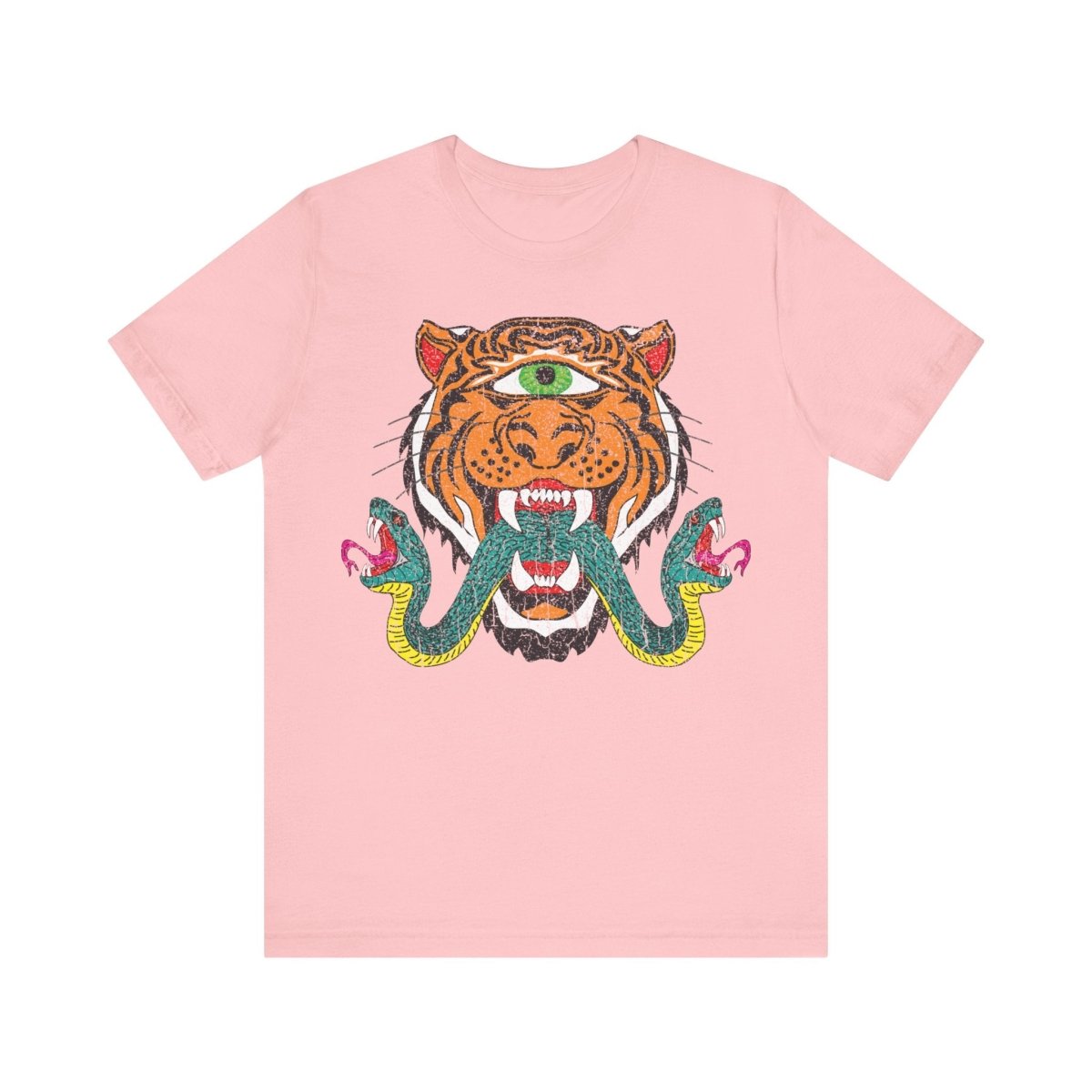 Cyclops Tiger Snakes Tongue Premium T-Shirt, Neounclassical Tattoo