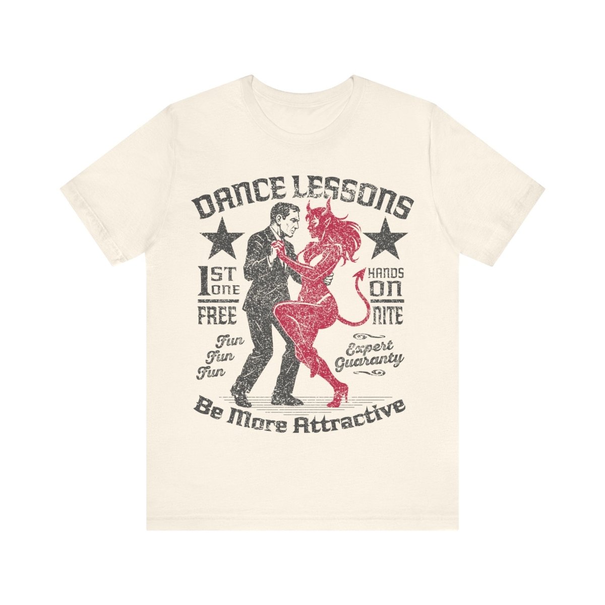 Dance With The She - Devil Premium T-Shirt, Vintage Graphic Style