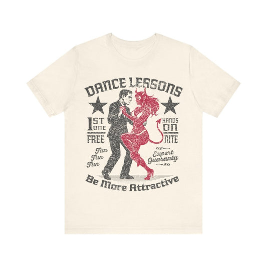 Dance With The She - Devil Premium T-Shirt, Vintage Graphic Style