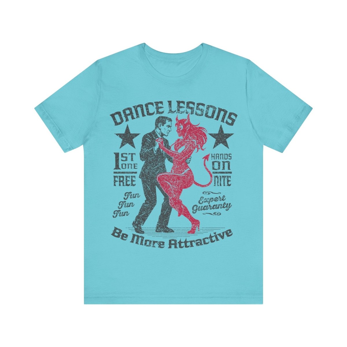 Dance With The She - Devil Premium T-Shirt, Vintage Graphic Style