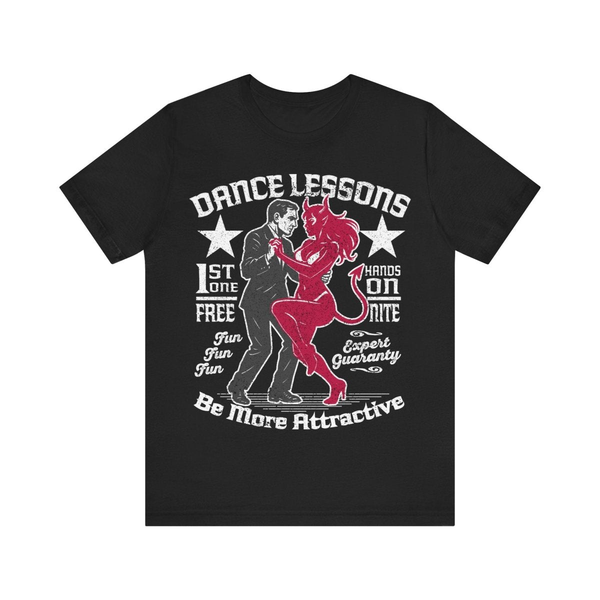 Dance With The She - Devil Premium T-Shirt, Vintage Graphic Style