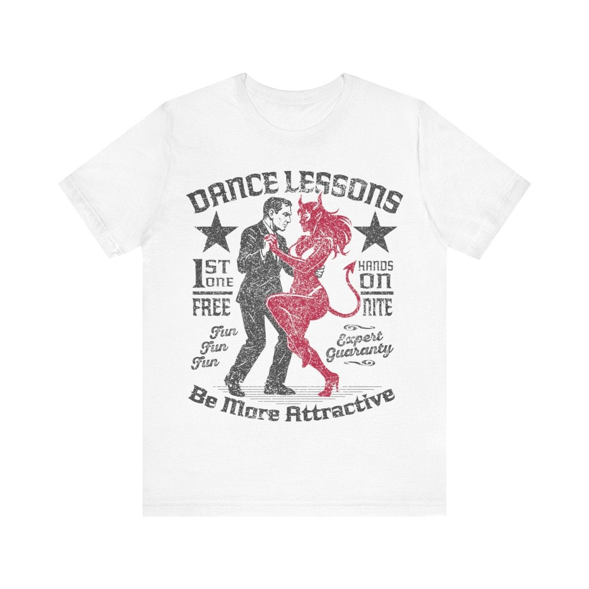 Dance With The She - Devil Premium T-Shirt, Vintage Graphic Style