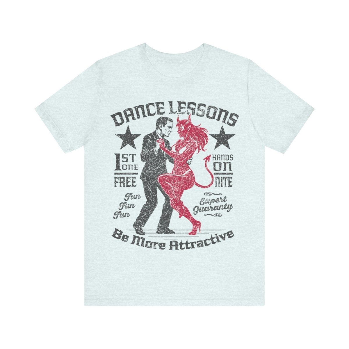 Dance With The She - Devil Premium T-Shirt, Vintage Graphic Style