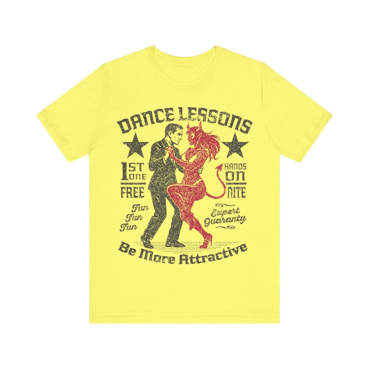Dance With The She - Devil Premium T-Shirt, Vintage Graphic Style