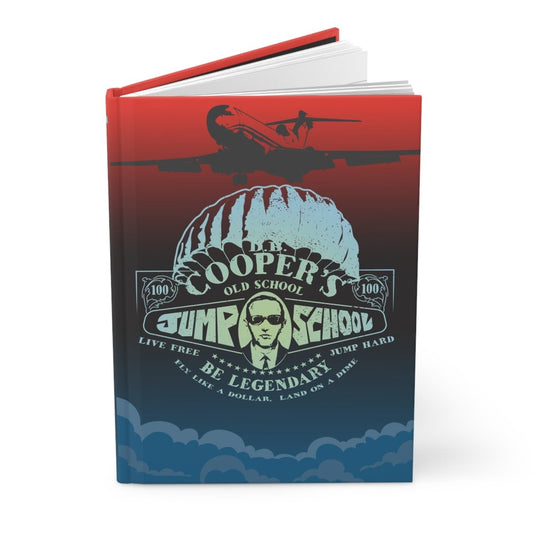 DB Cooper Jump School Hardcover Journal or Notebook, Be Legendary