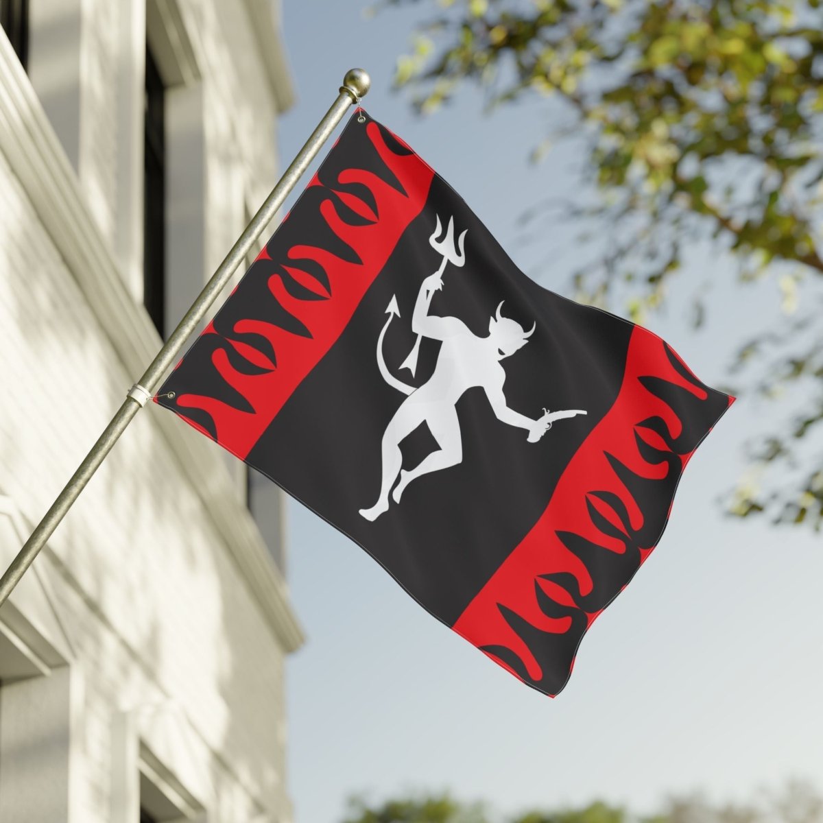 Devil Dancing Pirate Glory Flag