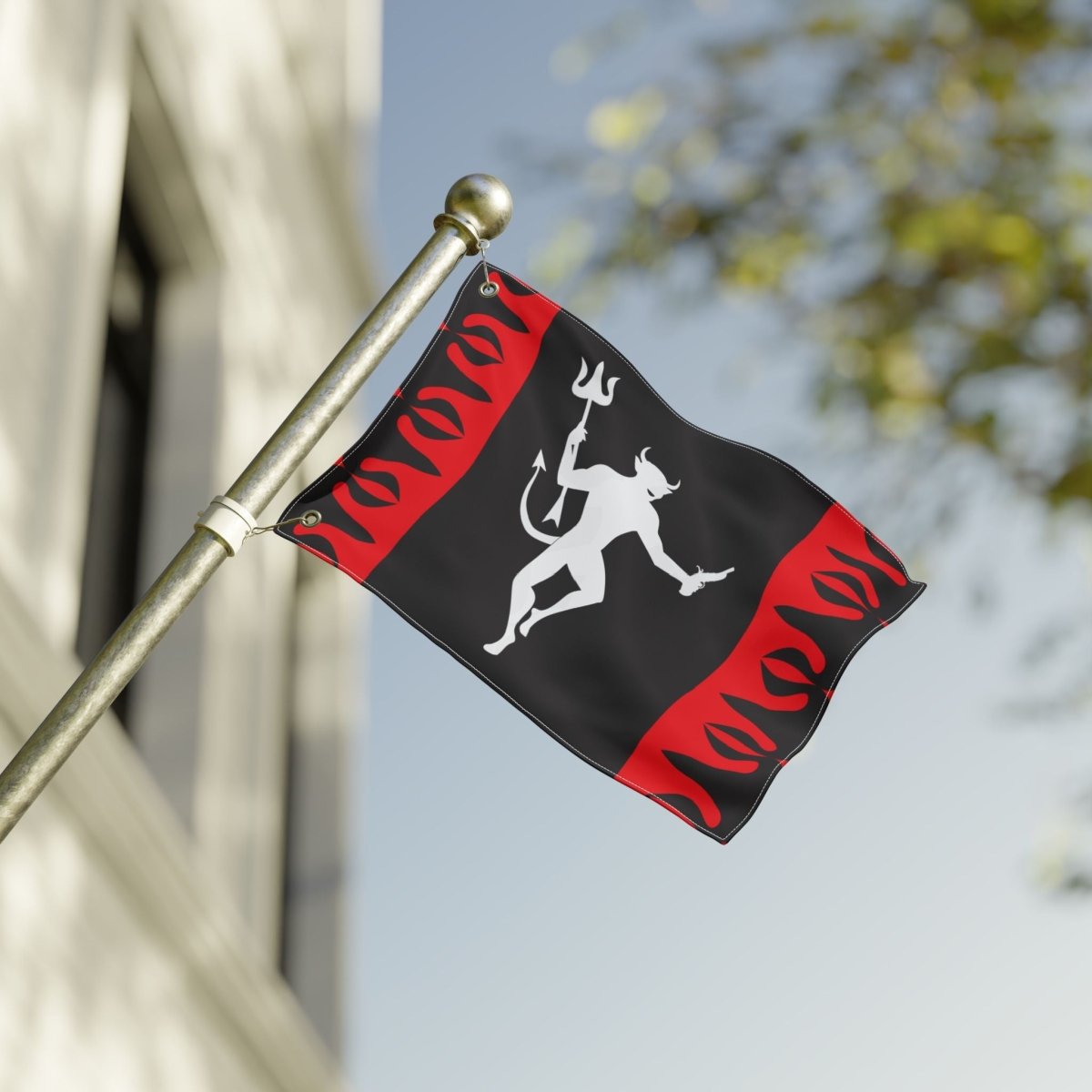 Devil Dancing Pirate Glory Flag