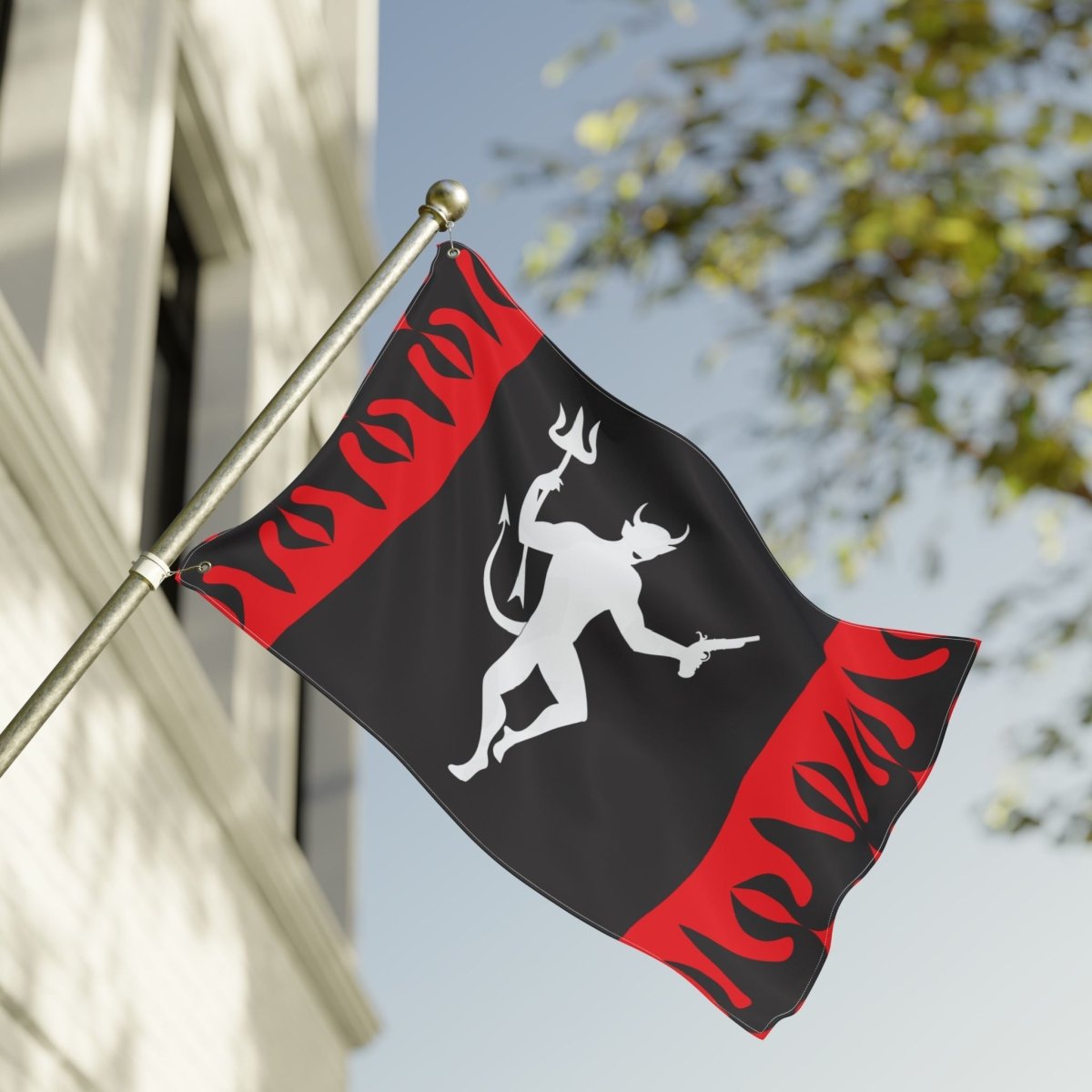 Devil Dancing Pirate Glory Flag