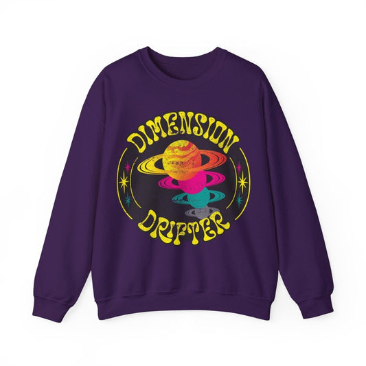 Dimension Drifter Fleece Sweatshirt, Take A Trip To An Alternate Universe