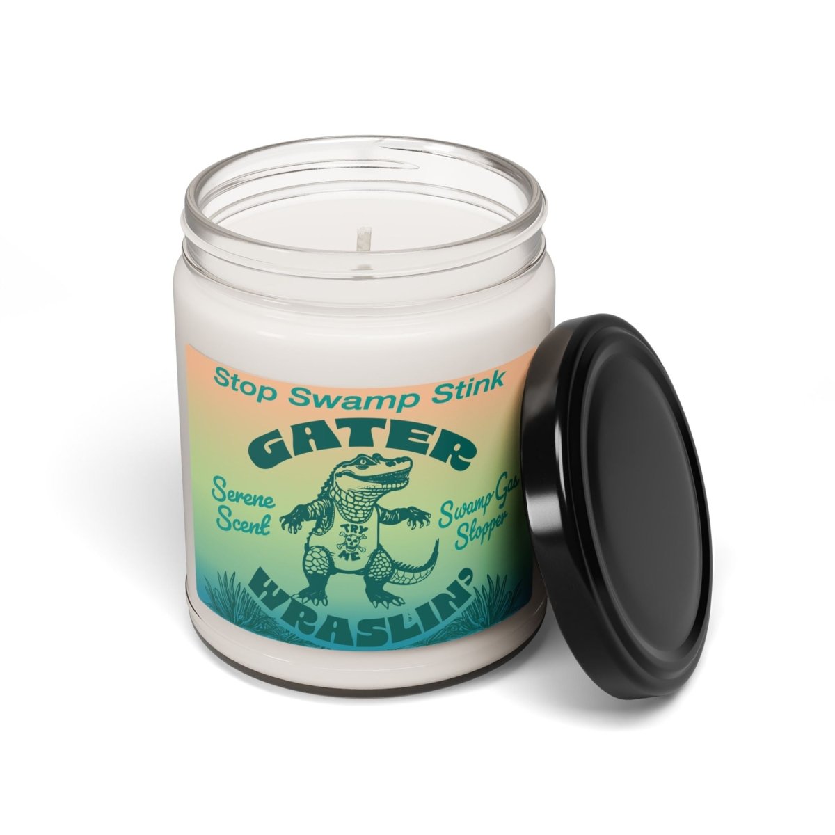 Dirty Work Gift with Stench Stop, Gator Wrestling, Stop Swamp Smell, Soy Candle 9 Scent Choices or Unscented