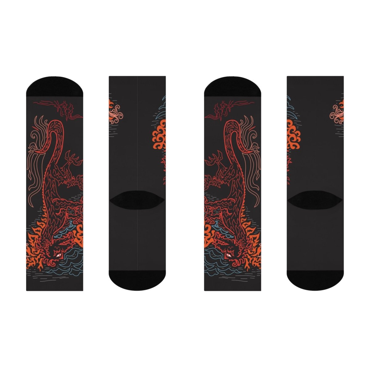 Dragon Beauty Cushioned Crew Socks
