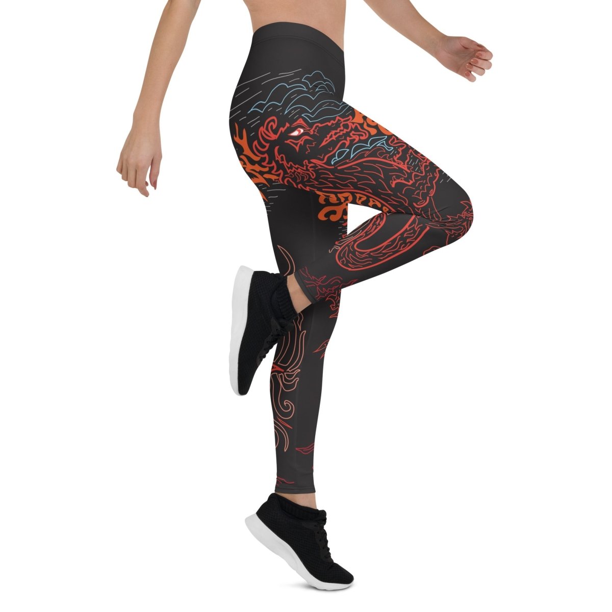 Dragon Beauty Premium Leggings, Bold Bad Beautiful Inspiration Gift