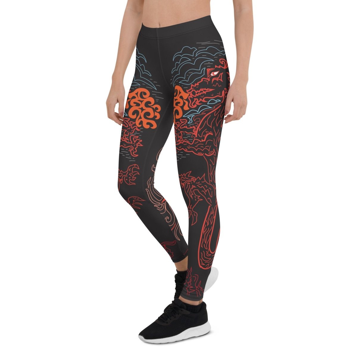 Dragon Beauty Premium Leggings, Bold Bad Beautiful Inspiration Gift