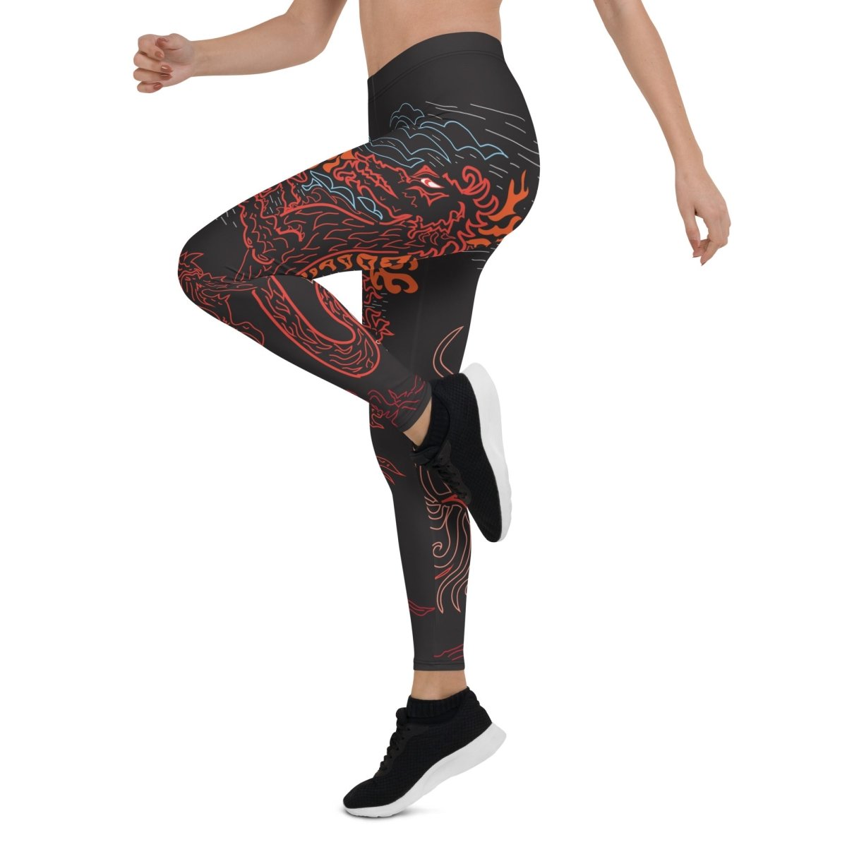 Dragon Beauty Premium Leggings, Bold Bad Beautiful Inspiration Gift