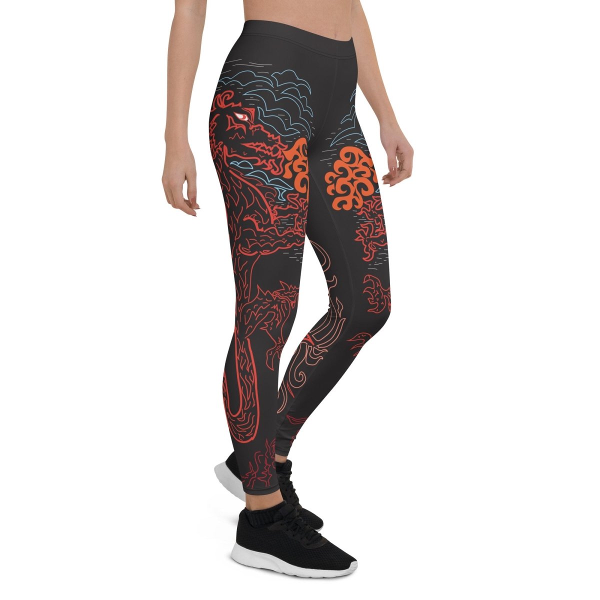 Dragon Beauty Premium Leggings, Bold Bad Beautiful Inspiration Gift