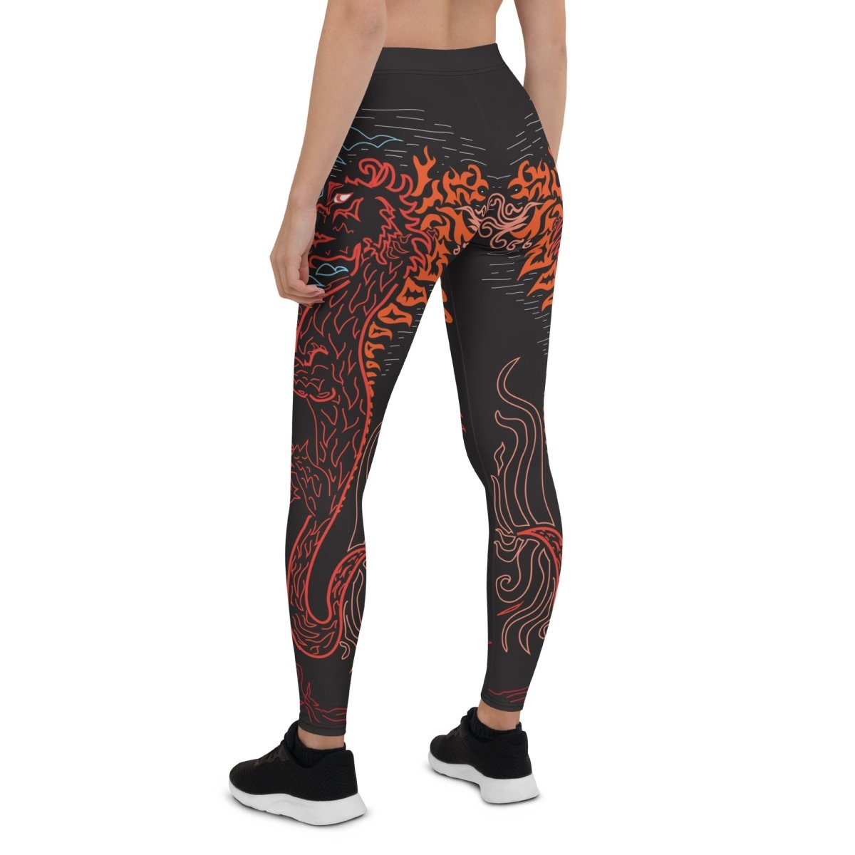 Dragon Beauty Premium Leggings, Bold Bad Beautiful Inspiration Gift