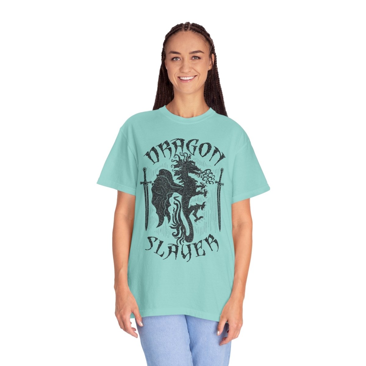 Dragon Slayer Problem Solver Hero Comfort Colors Relaxed Fit Tee