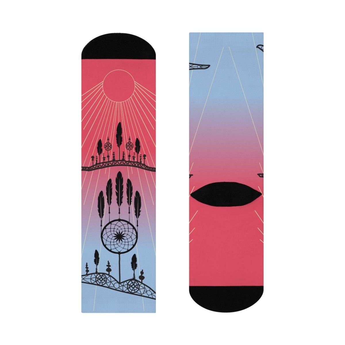 Dreamcatcher Sunrise Dreamer Gift Cushioned Crew Socks