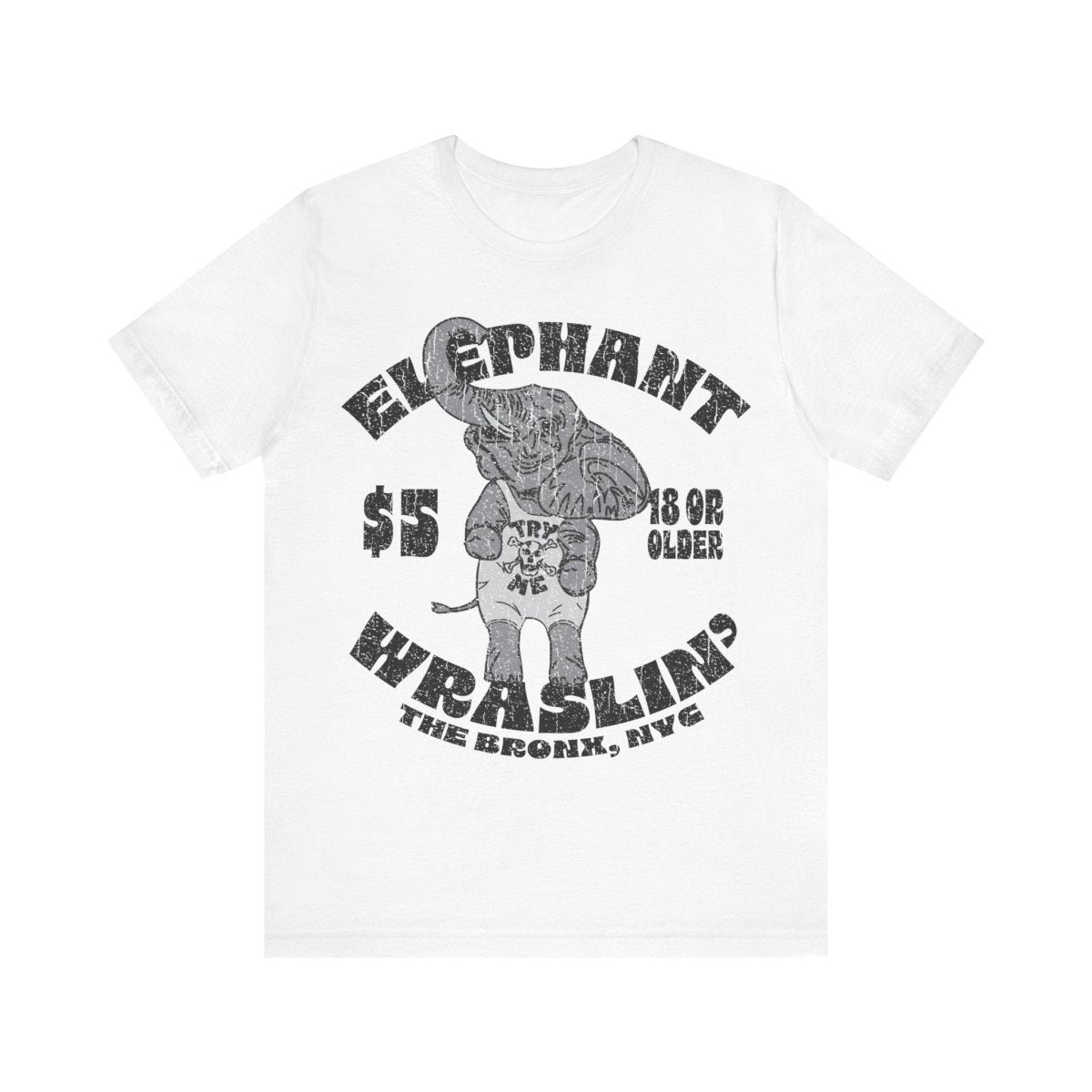 Elephant Wrestling Premium T-Shirt, The Bronx