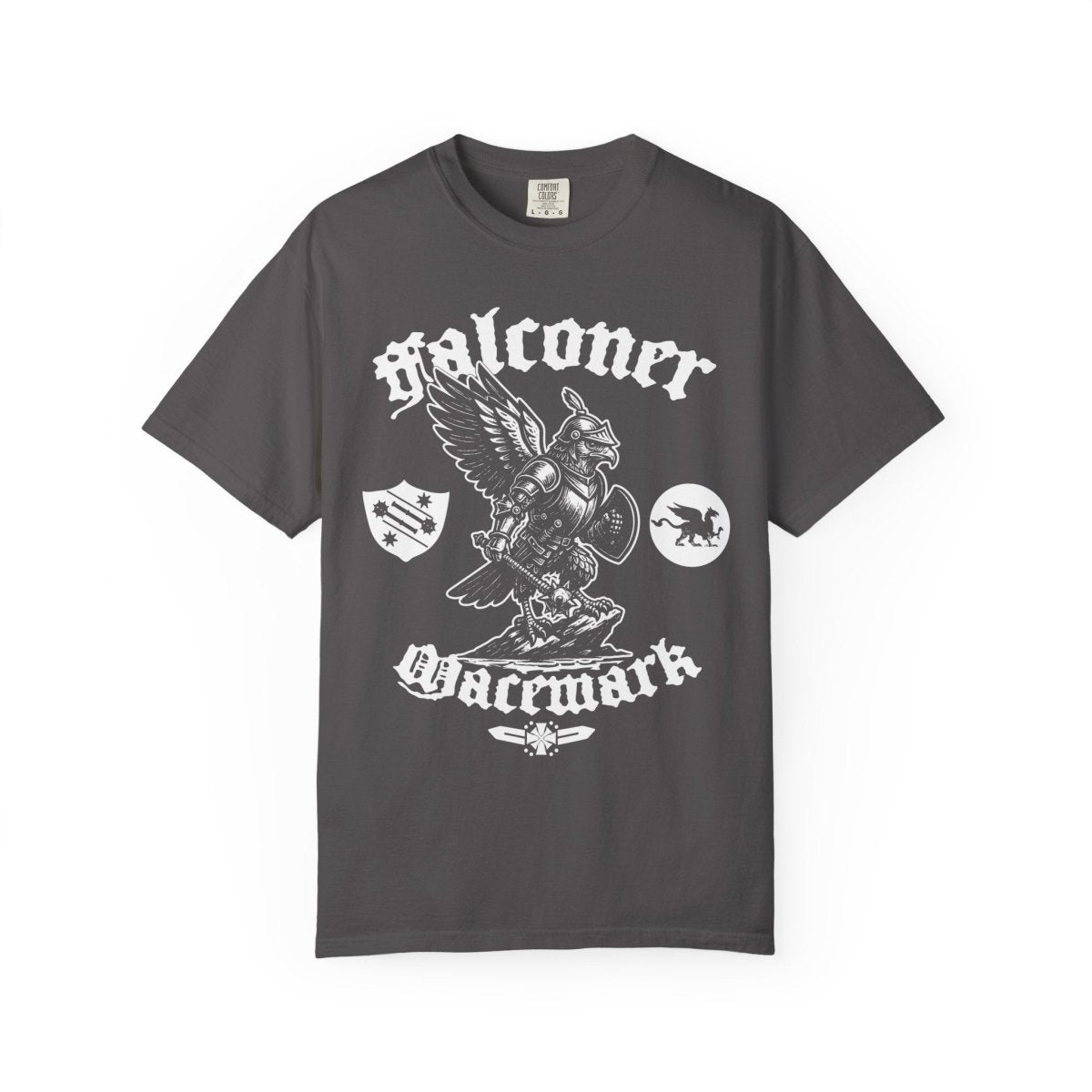 Falconer of Macemark, Knights Shieldshelm Castle Comfort Colors Relaxed Fit Tee