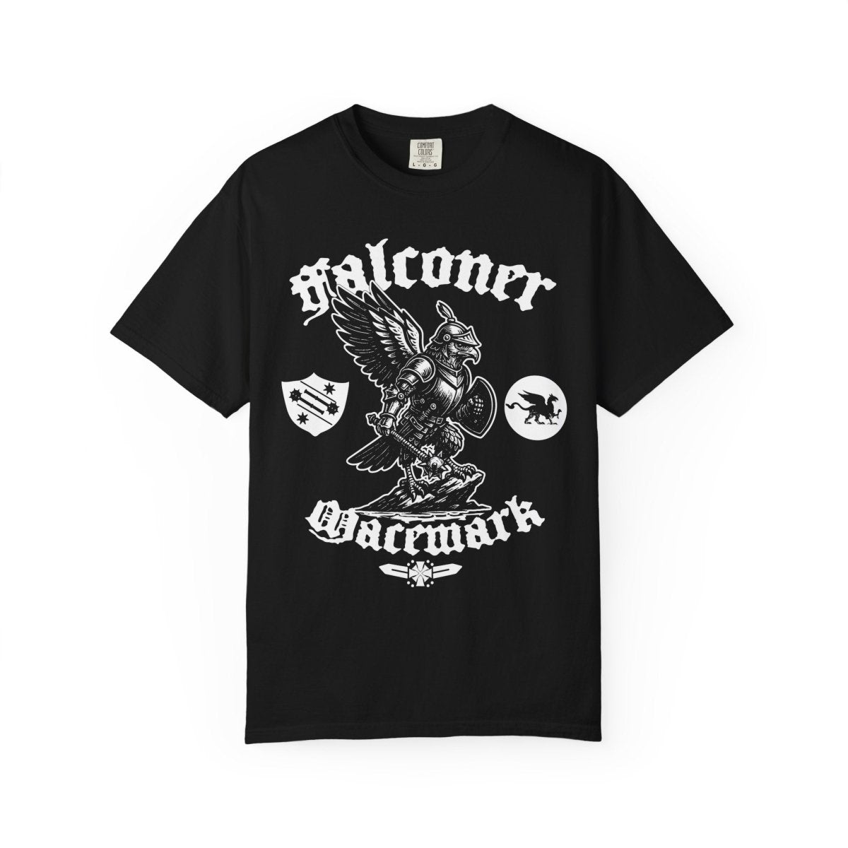 Falconer of Macemark, Knights Shieldshelm Castle Comfort Colors Relaxed Fit Tee