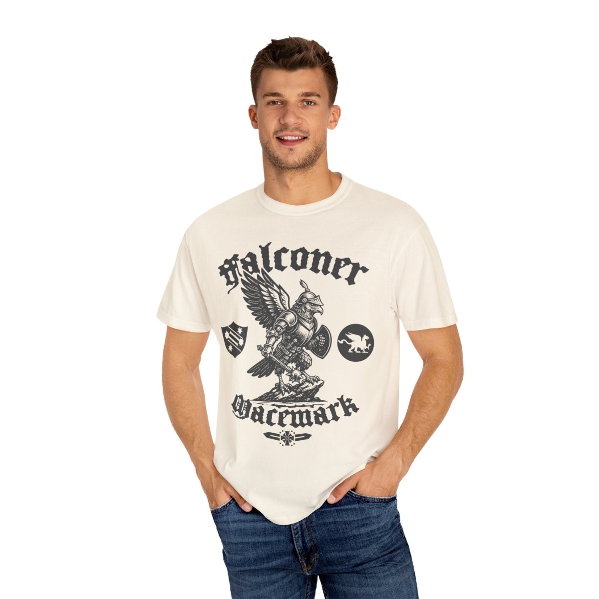 Falconer of Macemark, Knights Shieldshelm Castle Comfort Colors Relaxed Fit Tee
