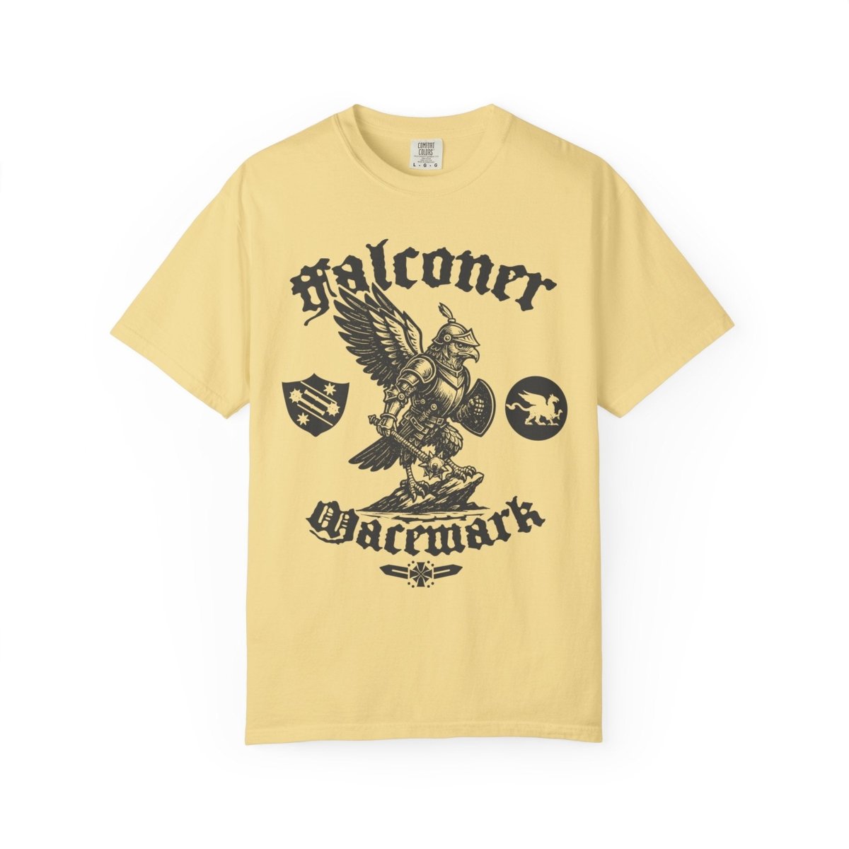 Falconer of Macemark, Knights Shieldshelm Castle Comfort Colors Relaxed Fit Tee