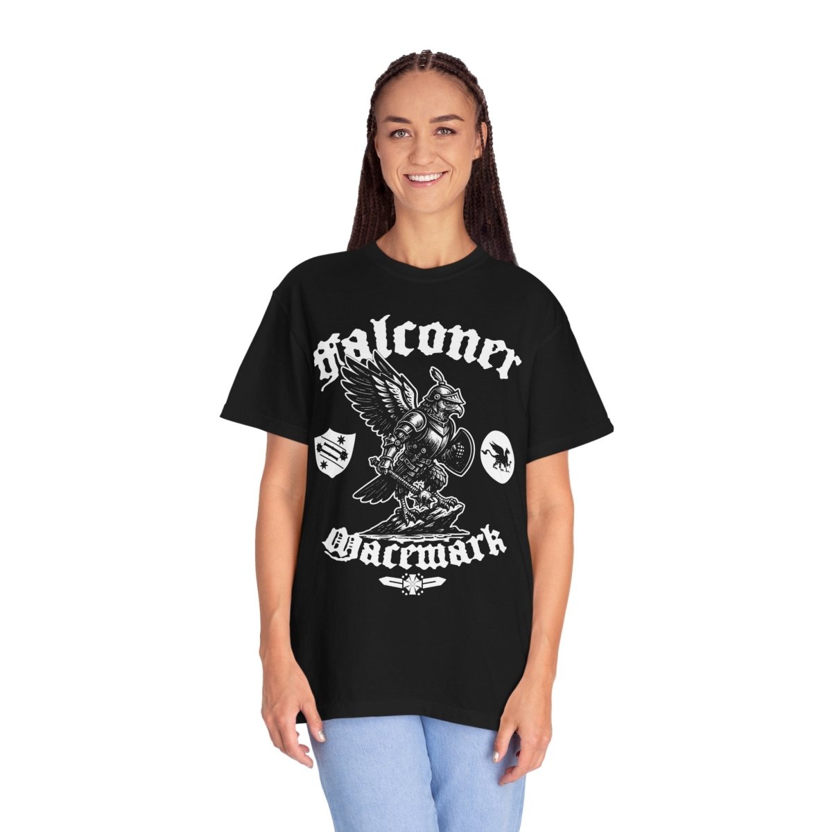 Falconer of Macemark, Knights Shieldshelm Castle Comfort Colors Relaxed Fit Tee