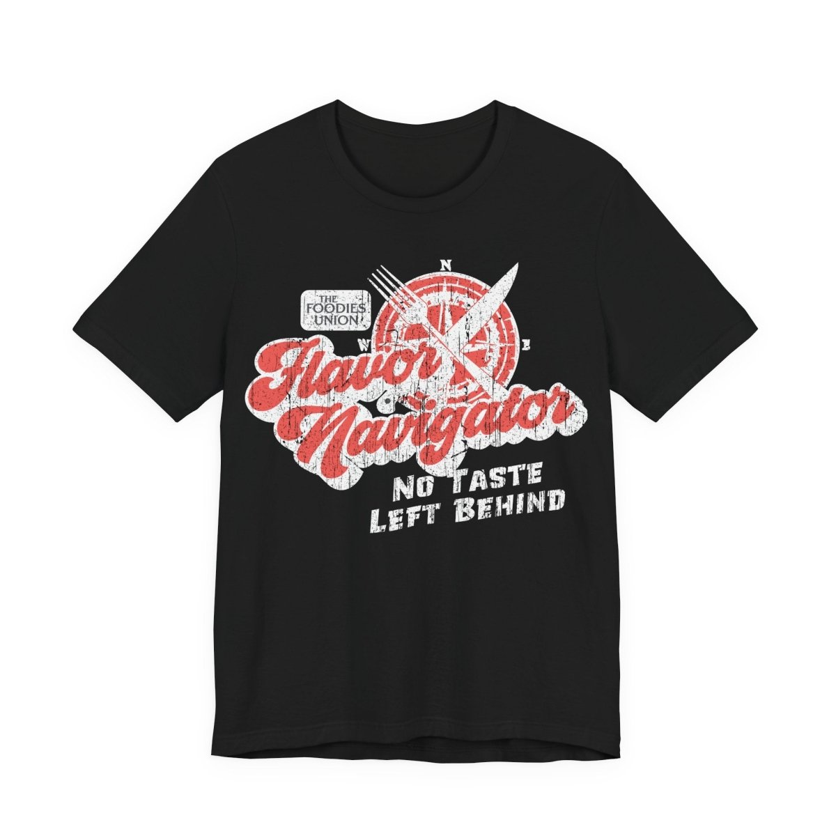 Flavor Navigator Premium T-Shirt, The Foodies Union Restaurant Tour, No Taste Left Behind, Food Travel