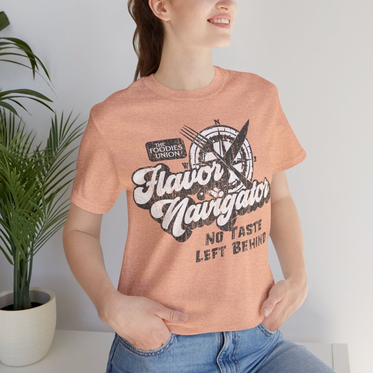 Flavor Navigator Premium T-Shirt, The Foodies Union Restaurant Tour, No Taste Left Behind, Food Travel