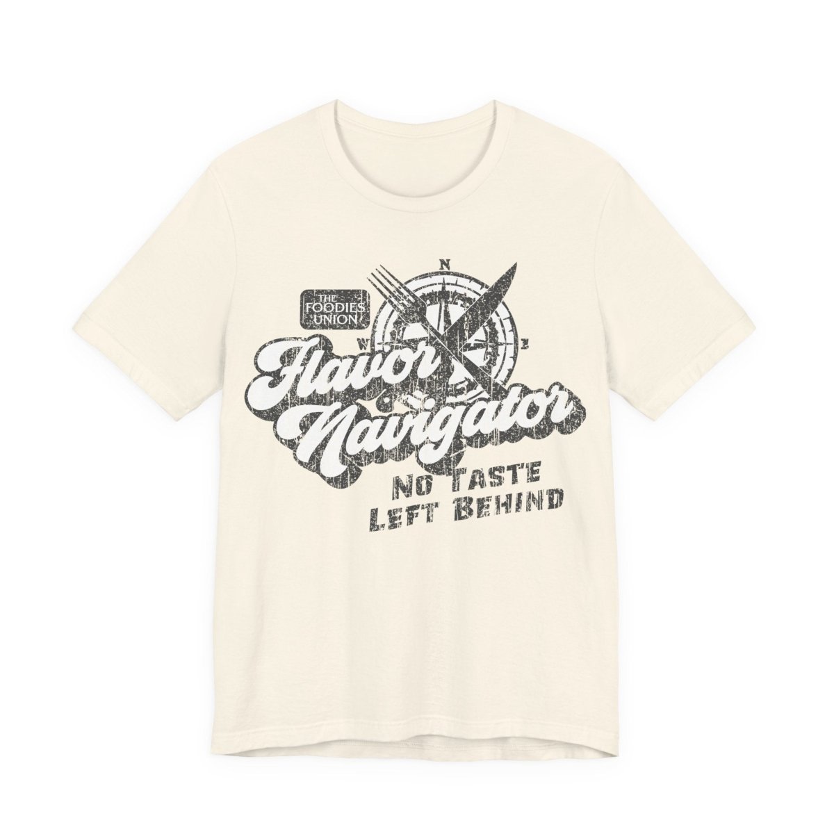 Flavor Navigator Premium T-Shirt, The Foodies Union Restaurant Tour, No Taste Left Behind, Food Travel