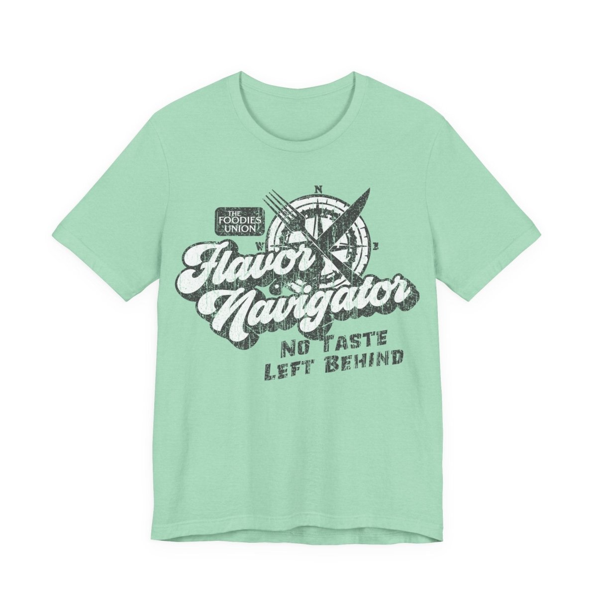 Flavor Navigator Premium T-Shirt, The Foodies Union Restaurant Tour, No Taste Left Behind, Food Travel