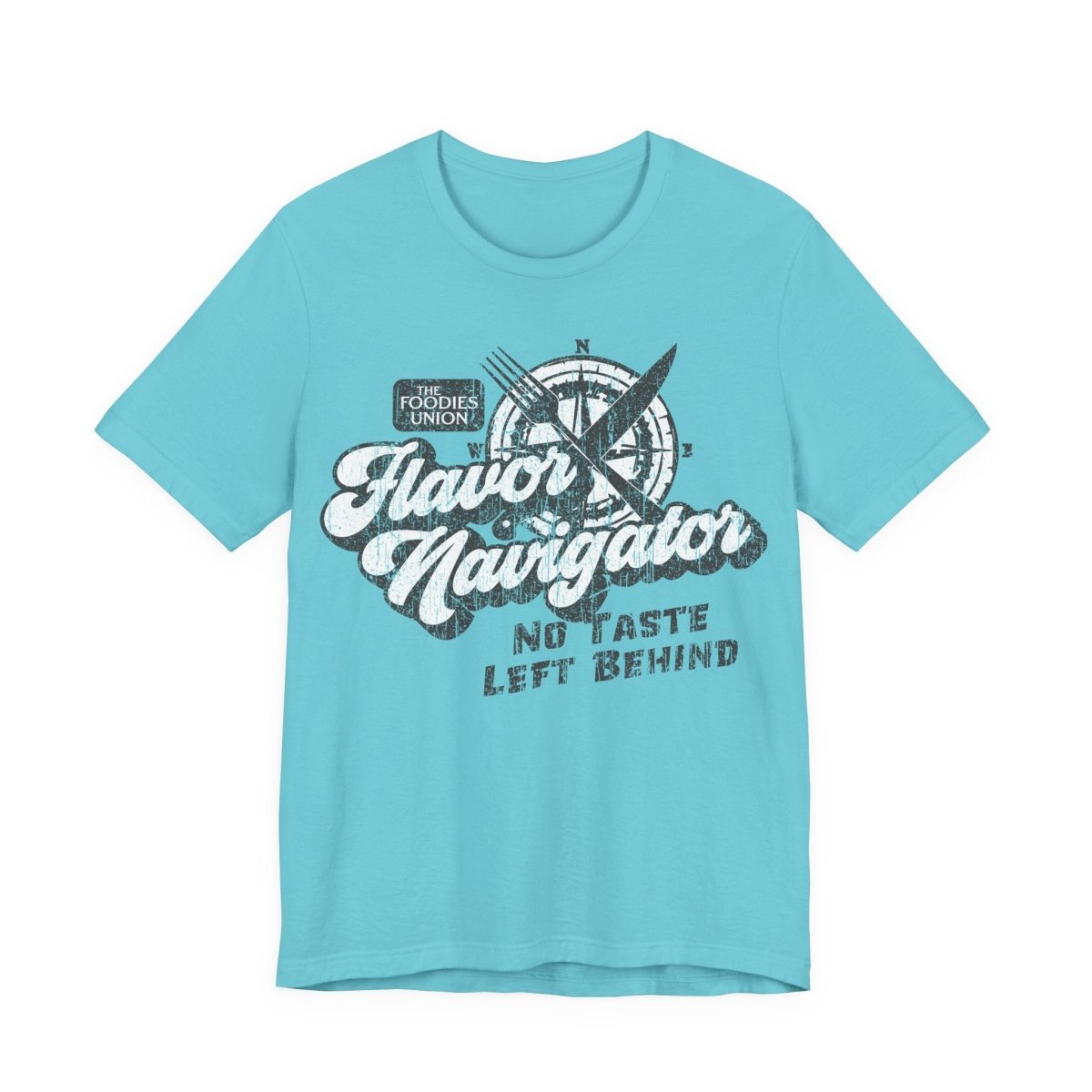 Flavor Navigator Premium T-Shirt, The Foodies Union Restaurant Tour, No Taste Left Behind, Food Travel