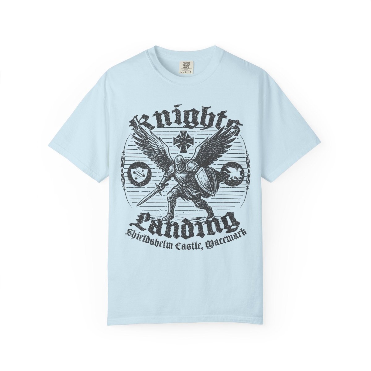 Flying Knights Castle Airport of Macemark Comfort Colors Relaxed Fit Tee