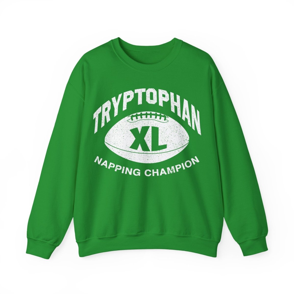 Football Thanksgiving Tryptophan Nap Champ Fleece Sweatshirt, Fall Party