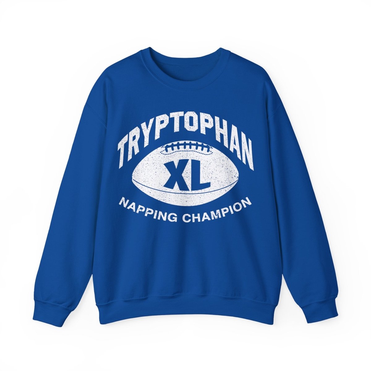 Football Thanksgiving Tryptophan Nap Champ Fleece Sweatshirt, Fall Party