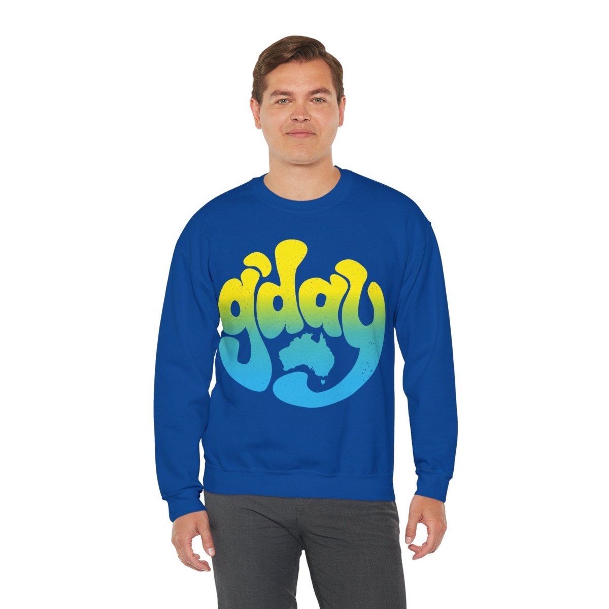 G'day Fleece Sweatshirt, Austrailia, Aussie Gift
